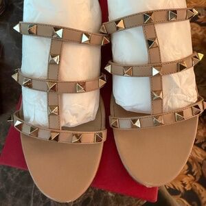 Valentino Rockstud slides, 39